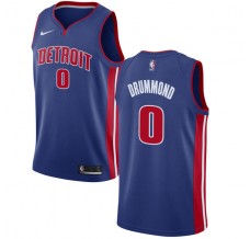 Mænd Trøje Detroit Pistons Andre Drummond 0 2017-18 Blå Swingman