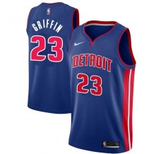 Mænd Trøje Detroit Pistons Blake Griffin 23 2018-19 Blå Swingman
