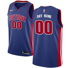 Mænd Trøje Detroit Pistons Custom 2017-18 Blå Swingman