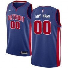 Mænd Trøje Detroit Pistons Custom 2017-18 Blå Swingman