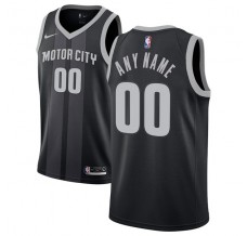 Mænd Trøje Detroit Pistons Custom 2018-19 The City Sort Swingman