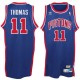 Mænd Trøje Detroit Pistons Isaiah Thomas 11 Blue Hardwood Classic Swingman
