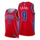 Mænd Trøje Detroit Pistons Jerami Grant 9 2021-22 City Edition Rød Swingman