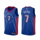 Mænd Trøje Detroit Pistons Killian Hayes 7 2020-21 City Edition Sort Swingman