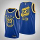 Mænd Trøje Golden State Warriors Draymond Green 23 2020-21 City Edition Blå II Swingman