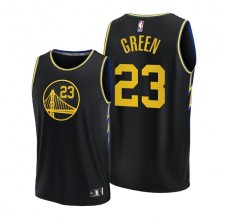 Mænd Trøje Golden State Warriors Draymond Green 23 2021-22 City Edition Sort Swingman