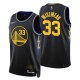 Mænd Trøje Golden State Warriors James Wiseman 33 2021-22 City Edition Sort Swingman
