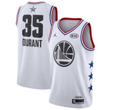 Mænd Trøje Golden State Warriors Kevin Durant 35 2019 All-Star Jordan Hvid Swingman