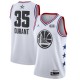 Mænd Trøje Golden State Warriors Kevin Durant 35 2019 All-Star Jordan Hvid Swingman
