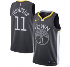 Mænd Trøje Golden State Warriors Klay Thompson 11 2017-18 Sort Swingman