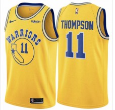 Mænd Trøje Golden State Warriors Klay Thompson 11 2018-19 The City Gul Swingman