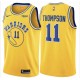 Mænd Trøje Golden State Warriors Klay Thompson 11 2018-19 The City Gul Swingman