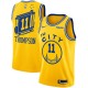 Mænd Trøje Golden State Warriors Klay Thompson 11 2019-20 City Edition Gul Swingman