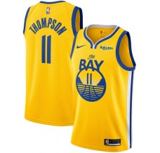 Mænd Trøje Golden State Warriors Klay Thompson 11 2019-20 Gul Swingman