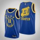 Mænd Trøje Golden State Warriors Klay Thompson 11 2020-21 City Edition Blå II Swingman