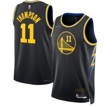 Mænd Trøje Golden State Warriors Klay Thompson 11 2021-22 City Edition Sort Swingman