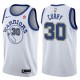 Mænd Trøje Golden State Warriors Stephen Curry 30 2017-18 Hvid II Swingman