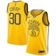 Mænd Trøje Golden State Warriors Stephen Curry 30 2018-19 Earned Edition Gul Swingman