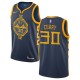 Mænd Trøje Golden State Warriors Stephen Curry 30 2018-19 The City Blå Swingman