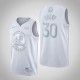 Mænd Trøje Golden State Warriors Stephen Curry 30 2020-21 MVP Hvid Swingman