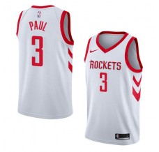 Mænd Trøje Houston Rockets Chris Paul 3 2017-18 Hvid Swingman