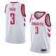 Mænd Trøje Houston Rockets Chris Paul 3 2017-18 Hvid Swingman