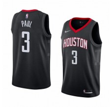 Mænd Trøje Houston Rockets Chris Paul 3 2017-18 Sort Swingman