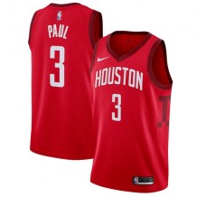 Mænd Trøje Houston Rockets Chris Paul 3 2018-19 Earned Edition Rød Swingman