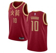 Mænd Trøje Houston Rockets Eric Gordon 10 2018-19 The City Rød Swingman