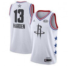 Mænd Trøje Houston Rockets James Harden 13 2019 All-Star Jordan Hvid Swingman
