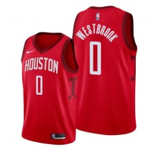 Mænd Trøje Houston Rockets Russell Westbrook 0 2019-20 Earned Edition Rød Swingman