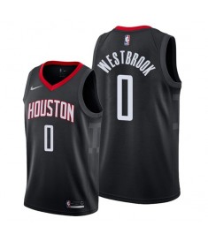 Mænd Trøje Houston Rockets Russell Westbrook 0 2019-20 Sort Swingman
