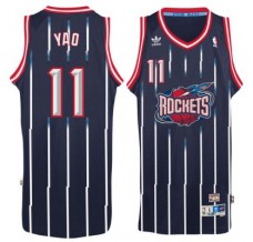 Mænd Trøje Houston Rockets Yao Ming 11 Hardwood Classic Swingman