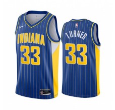 Mænd Trøje Indiana Pacers 33 2020-21 City Edition Blå Swingman