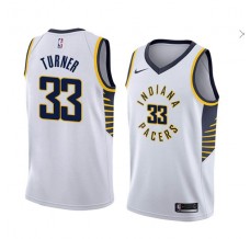 Mænd Trøje Indiana Pacers Myles Turner 33 2017-18 Hvid Swingman