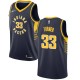 Mænd Trøje Indiana Pacers Myles Turner 33 2017-18 Navy Swingman