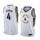 Mænd Trøje Indiana Pacers Victor Oladipo 4 2017-18 Hvid Swingman