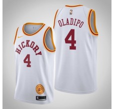 Mænd Trøje Indiana Pacers Victor Oladipo 4 2019-20 Retro Hvid Swingman