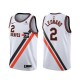 Mænd Trøje Los Angeles Clippers Kawhi Leonard 2 2019-20 Retro Hvid Swingman