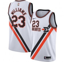 Mænd Trøje Los Angeles Clippers Lou Williams 23 2019-20 Retro Hvid Swingman
