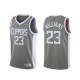 Mænd Trøje Los Angeles Clippers Lou Williams 23 2020-21 Earned Edition Grå Swingman