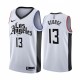 Mænd Trøje Los Angeles Clippers Paul George 13 2019-20 City Edition Hvid Swingman