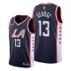 Mænd Trøje Los Angeles Clippers Paul George 13 2019-20 City Edition Navy Swingman