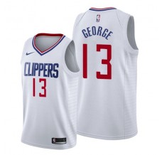 Mænd Trøje Los Angeles Clippers Paul George 13 2019-20 Hvid Swingman