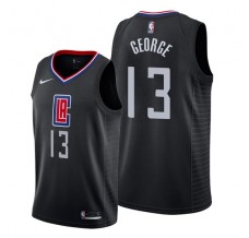 Mænd Trøje Los Angeles Clippers Paul George 13 2019-20 Sort Swingman