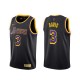 Mænd Trøje Los Angeles Lakers Anthony Davis 3 2020-21 Earned Edition Sort Swingman
