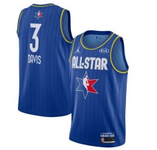 Mænd Trøje Los Angeles Lakers Anthony Davis 3 2020 All-Star Blå Swingman