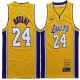 Mænd Trøje Los Angeles Lakers Kobe Bryant 24 2017-18 Retirement Gul Swingman