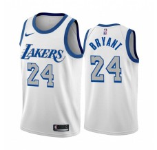 Mænd Trøje Los Angeles Lakers Kobe Bryant 24 2020-21 City Edition Hvid Swingman
