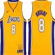 Mænd Trøje Los Angeles Lakers Kobe Bryant 8 2017-18 Retirement Gul Swingman